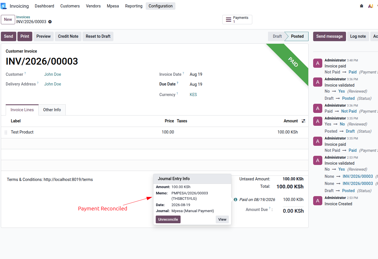 Validate Payment